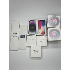 Apple iPhone 14 Pro iPhone X AirPods Pro HomePod mini‎ Lot Bundle Empty Boxes